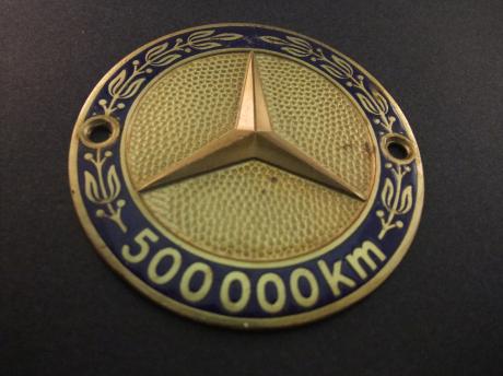 Mercedes-Benz 500.000 KM schadevrij rijden origineel plaatje